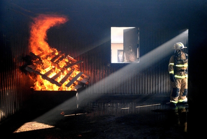 Fire damage restoration services